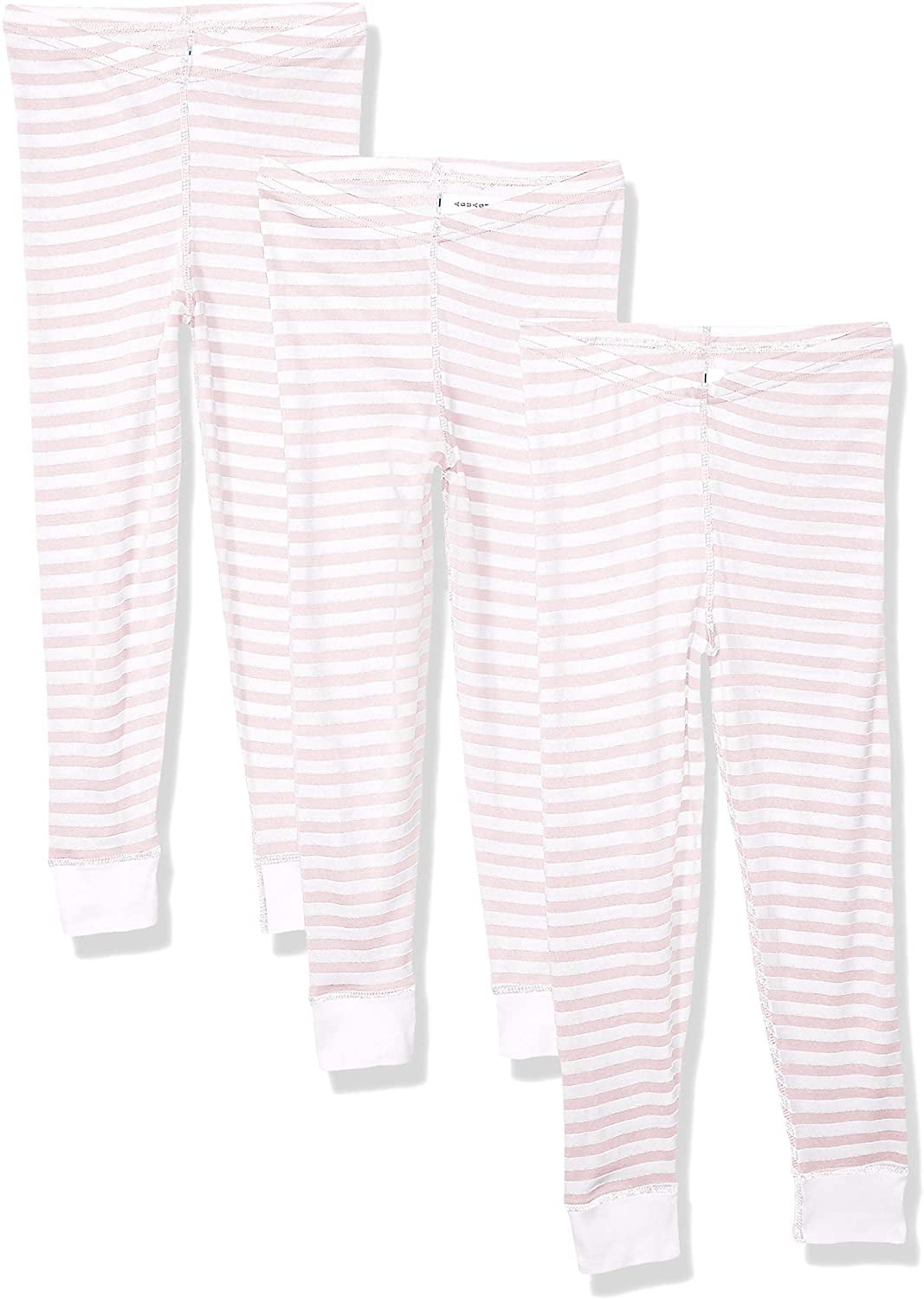 Aquaguard Girls' Baby Rib Pajama Pant (3 Pack)