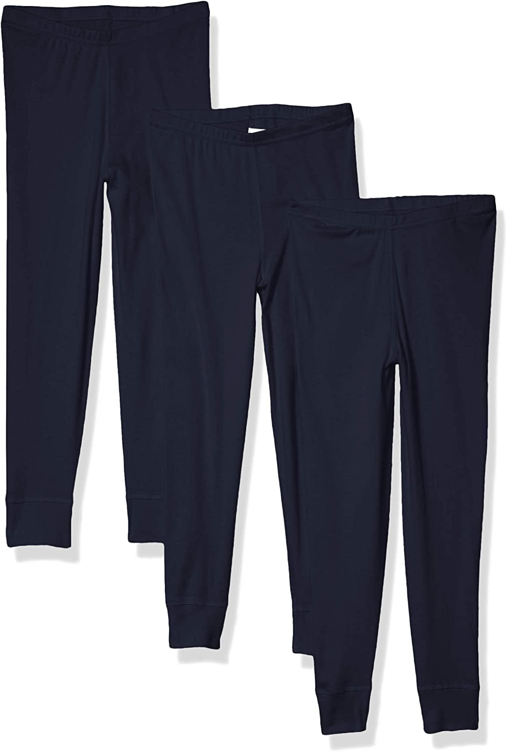 Aquaguard Girls' Baby Rib Pajama Pant (3 Pack) - Walmart.com