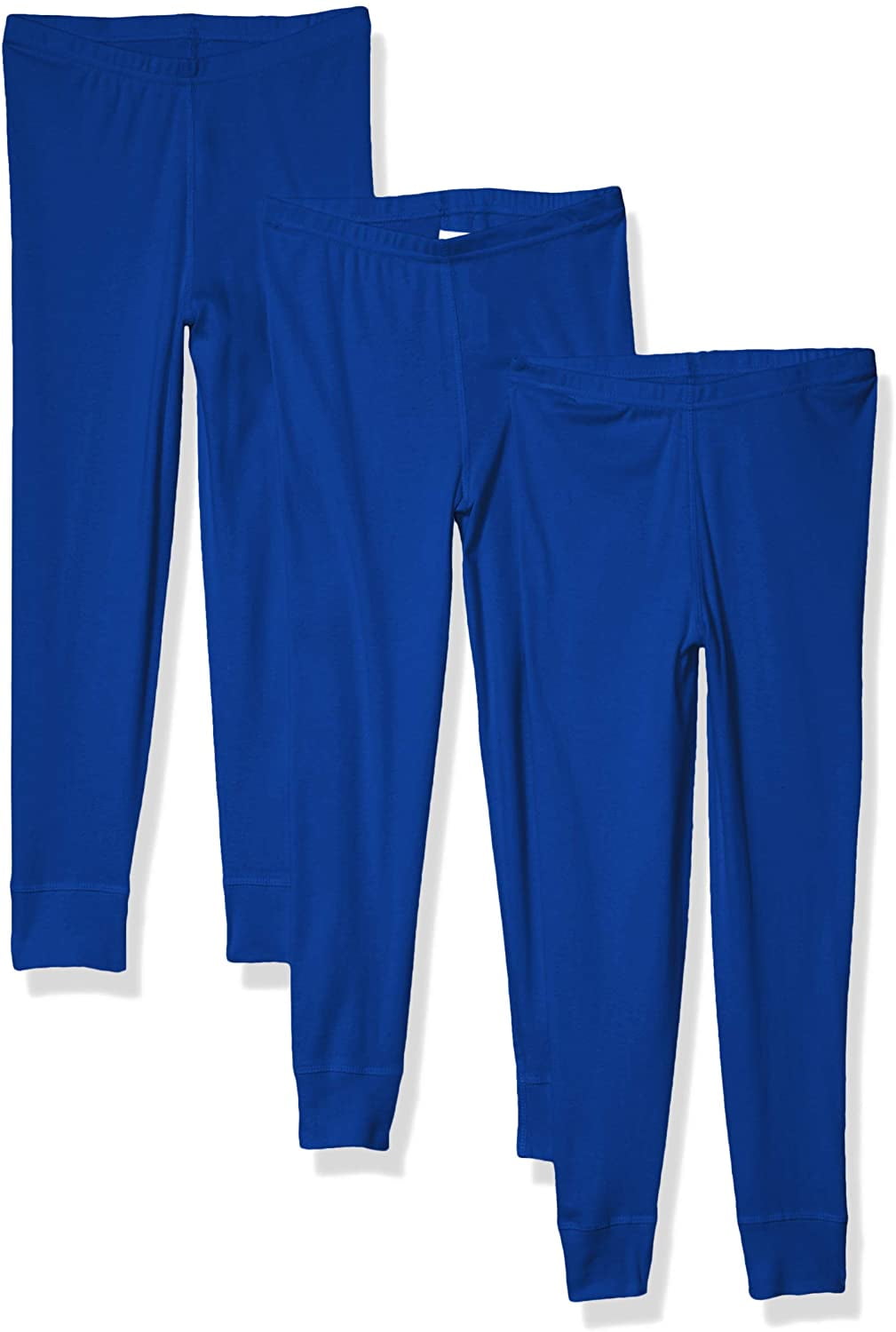Aquaguard Girls' Baby Rib Pajama Pant (3 Pack)