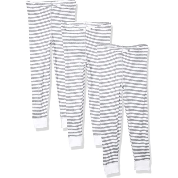 Aquaguard Girls' Baby Rib Pajama Pant (3 Pack)