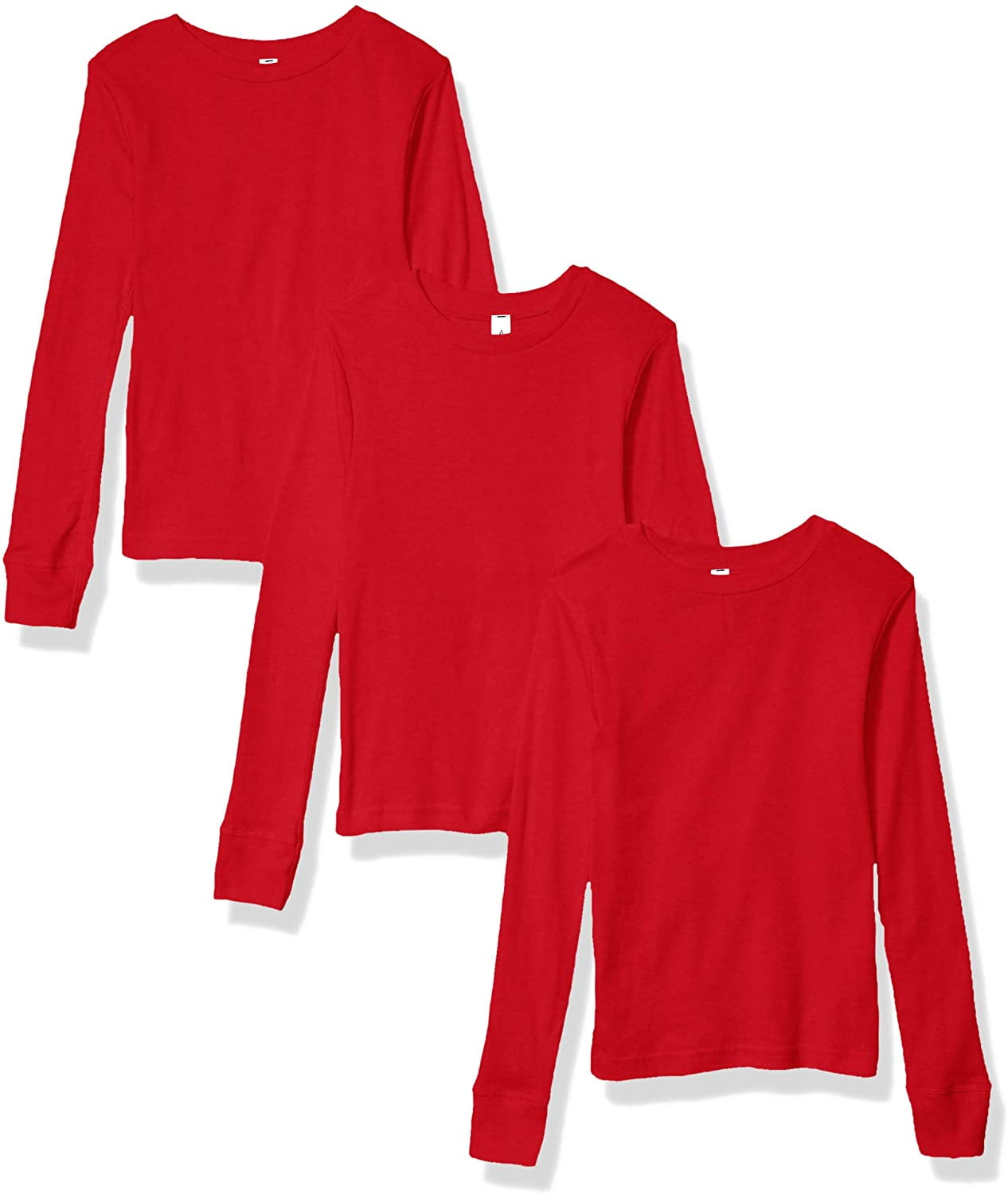 Aquaguard Girls' Baby Rib Pajama Top (3 Pack)