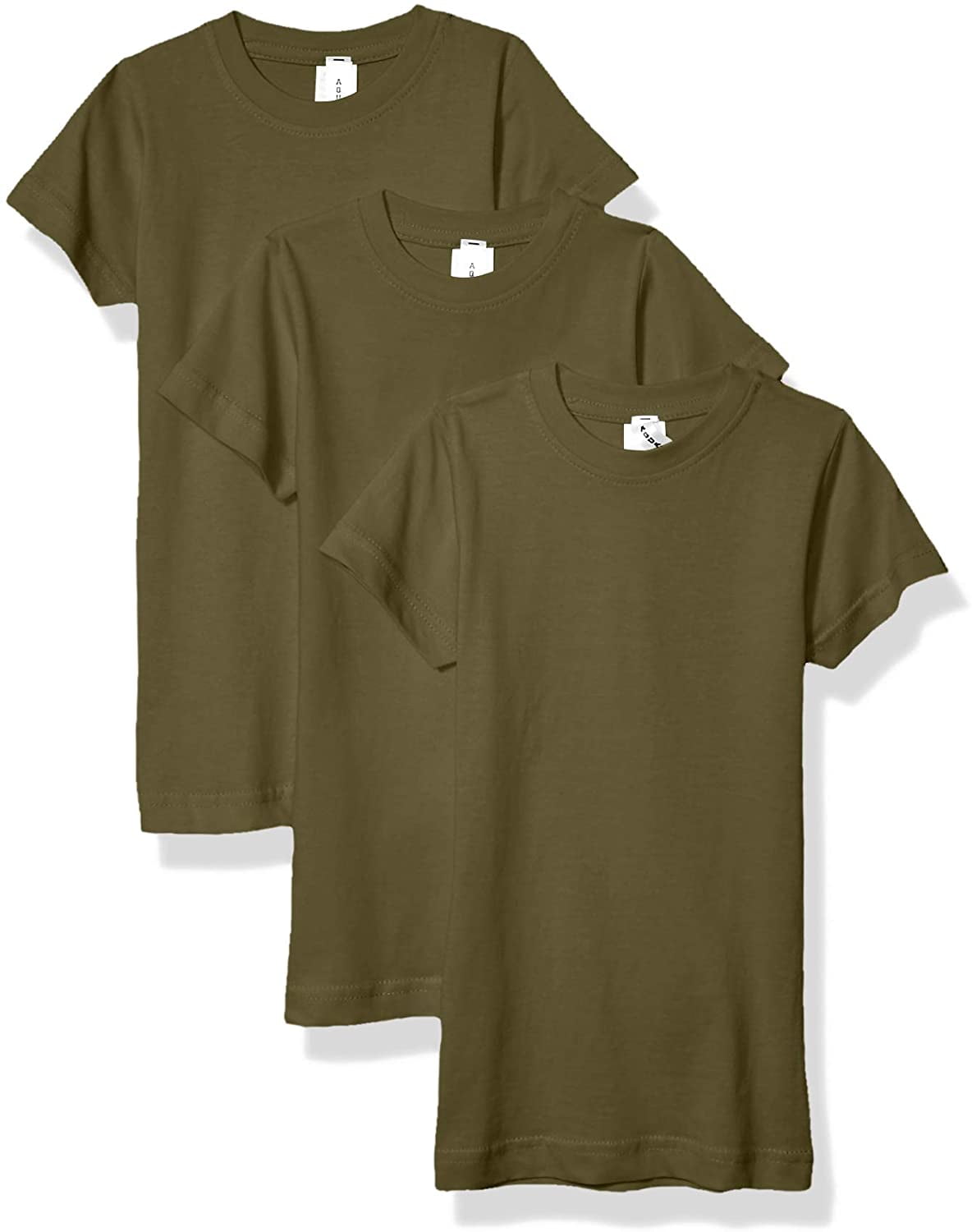 Aquaguard Girls' Sportswear Fine Jersey Longer Length T-Shirt (3 Pack)