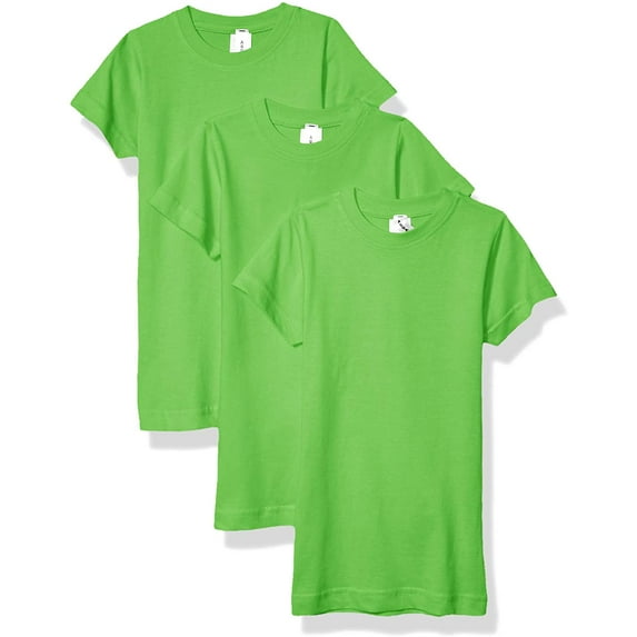 Aquaguard Girls' Sportswear Fine Jersey Longer Length T-Shirt (3 Pack)