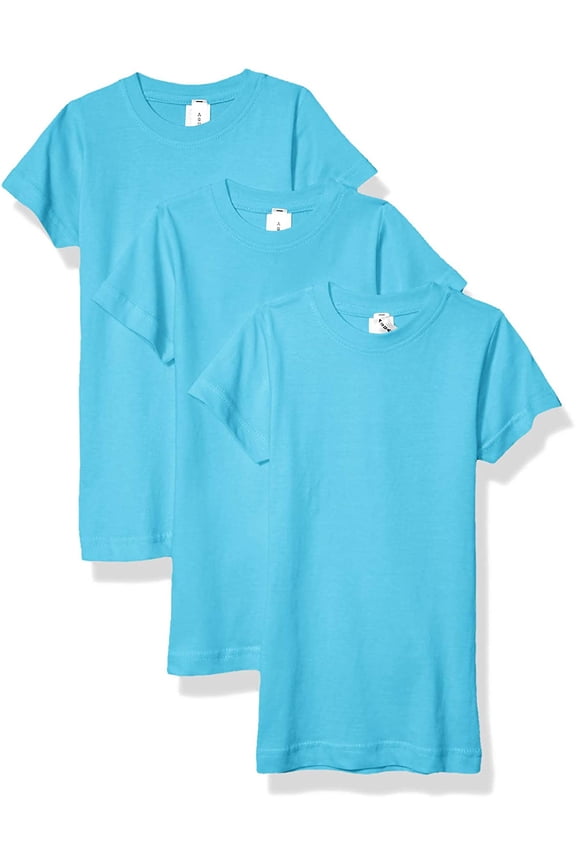 Girls' Sportswear Fine Jersey Longer Length T-Shirt (3 Pack)