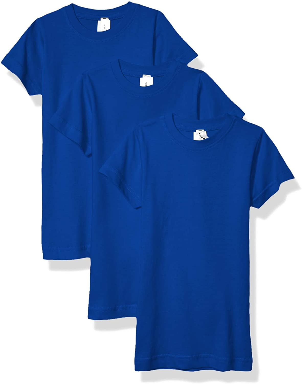 Aquaguard Girls' Sportswear Fine Jersey Longer Length T-Shirt (3 Pack)