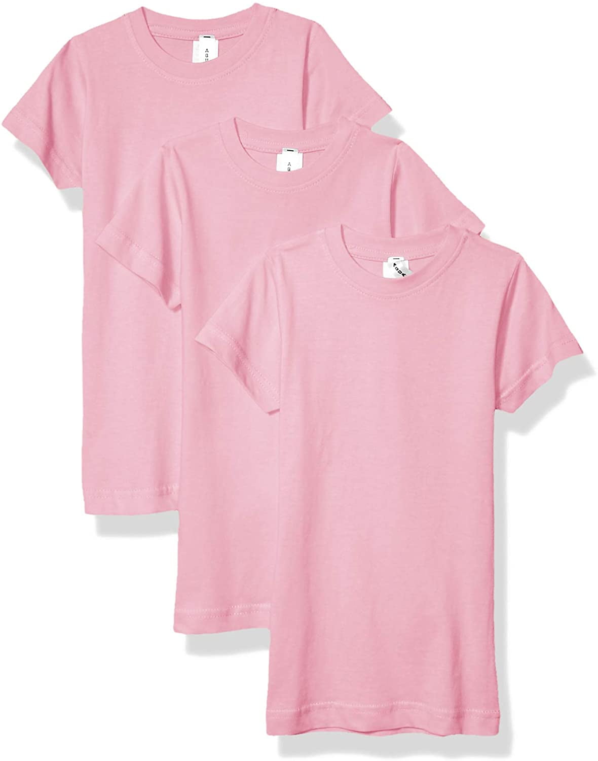 Aquaguard Girls' Sportswear Fine Jersey Longer Length T-Shirt (3 Pack)