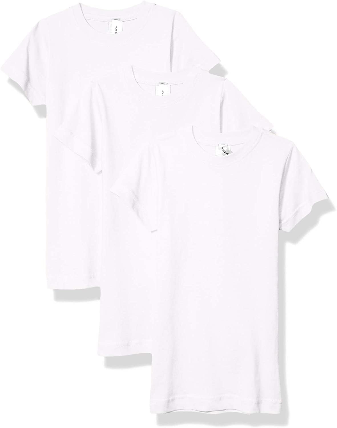 Aquaguard Girls' Sportswear Fine Jersey Longer Length T-Shirt (3 Pack)