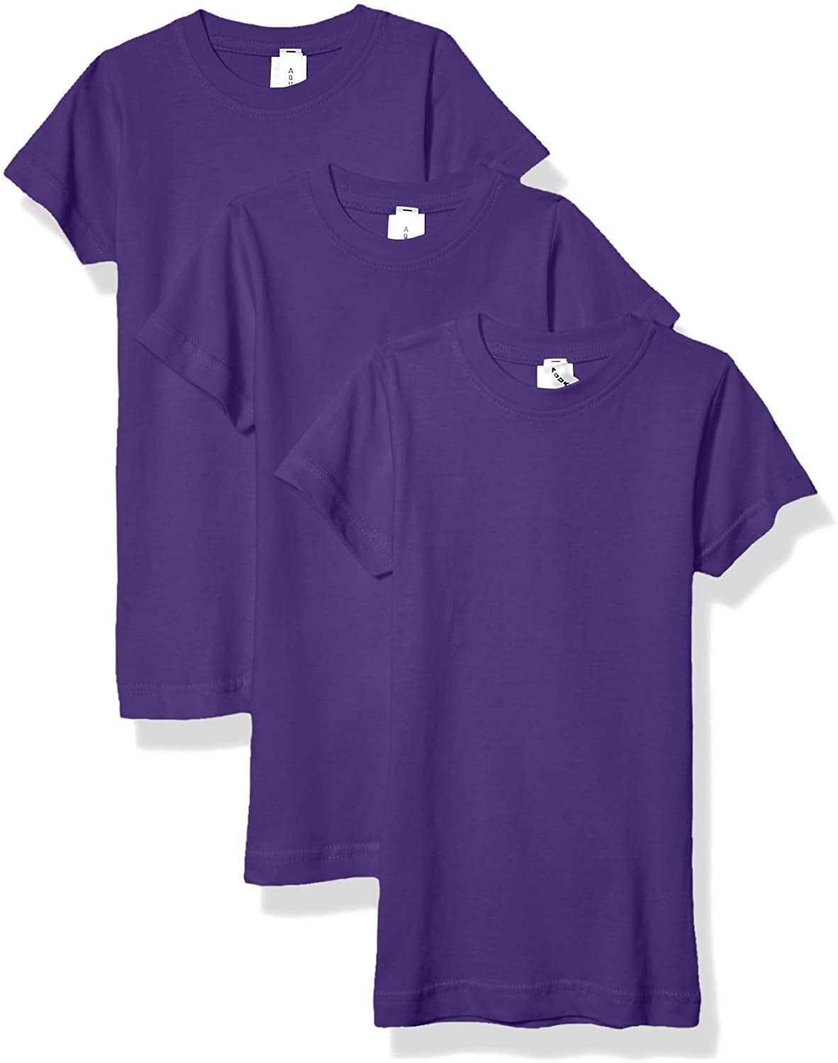 Aquaguard Girls' Sportswear Fine Jersey Longer Length T-Shirt (3 Pack ...