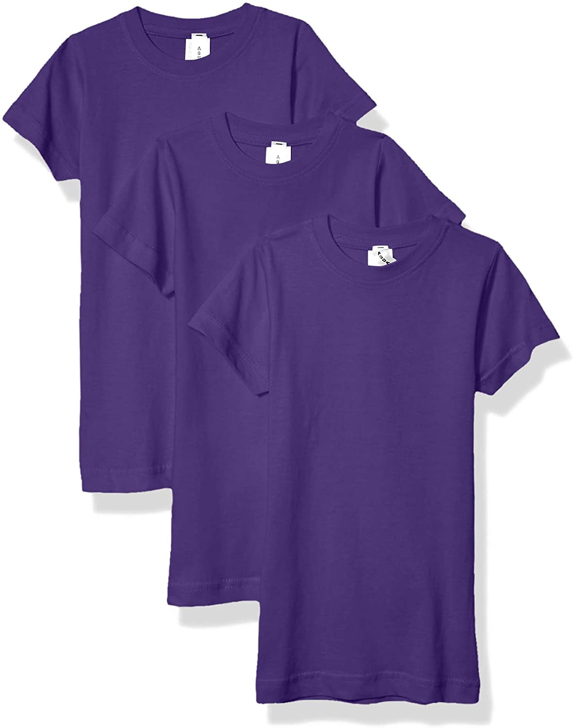 Aquaguard Girls' Sportswear Fine Jersey Longer Length T-Shirt (3 Pack)