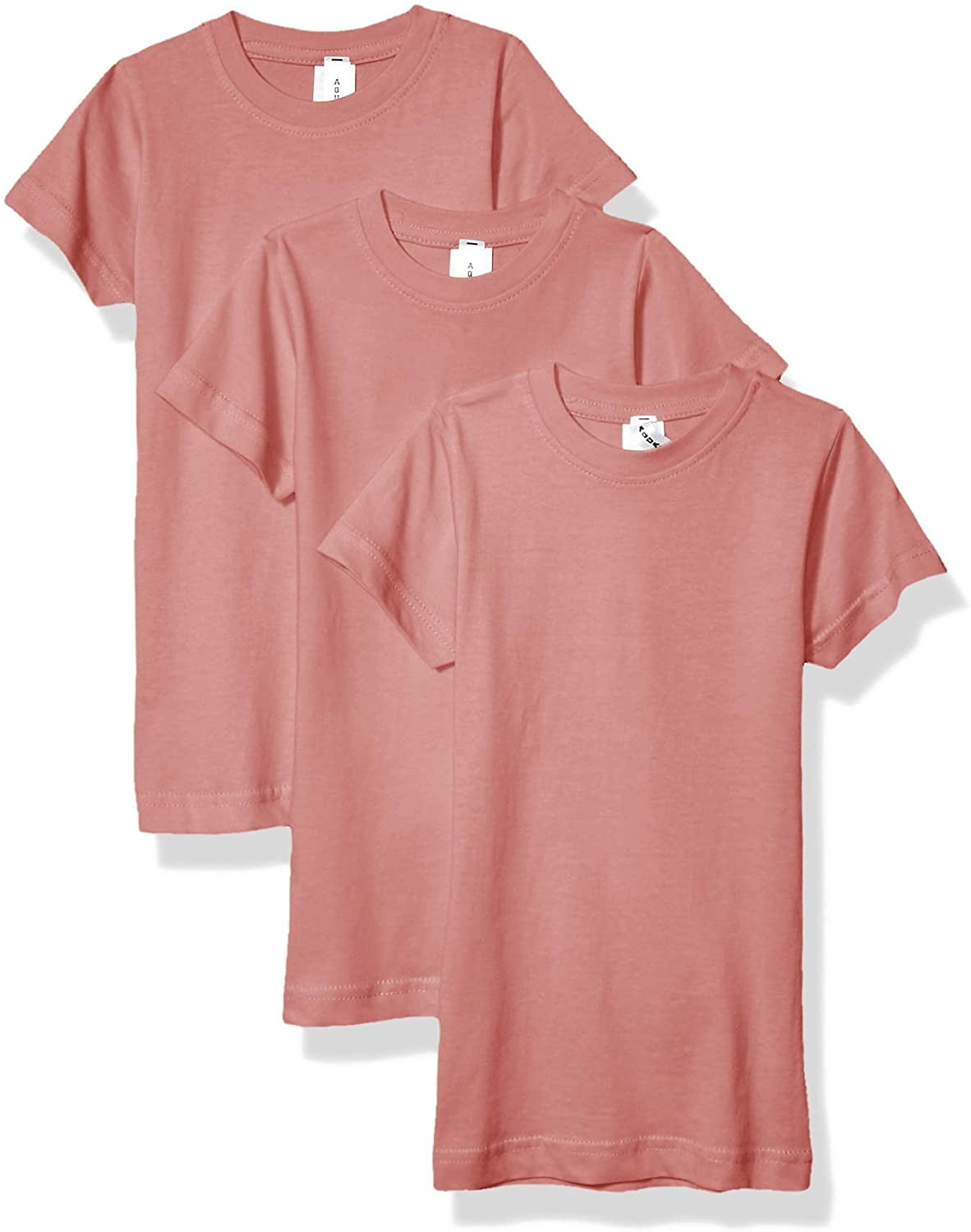 Aquaguard Girls' Sportswear Fine Jersey Longer Length T-Shirt (3 Pack)