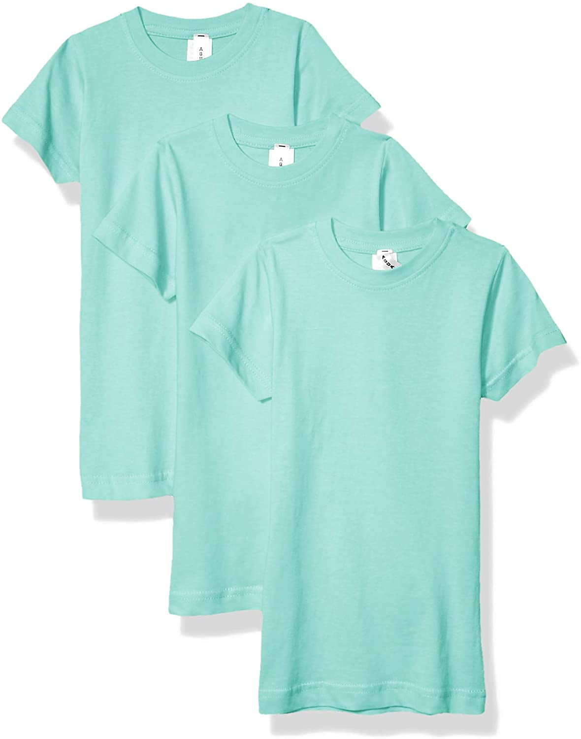 Aquaguard Girls' Sportswear Fine Jersey Longer Length T-Shirt (3 Pack)