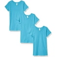 thumbnail image 1 of Aquaguard Girls' V-Neck Fine Jersey T-Shirt (3 Pack), 1 of 1