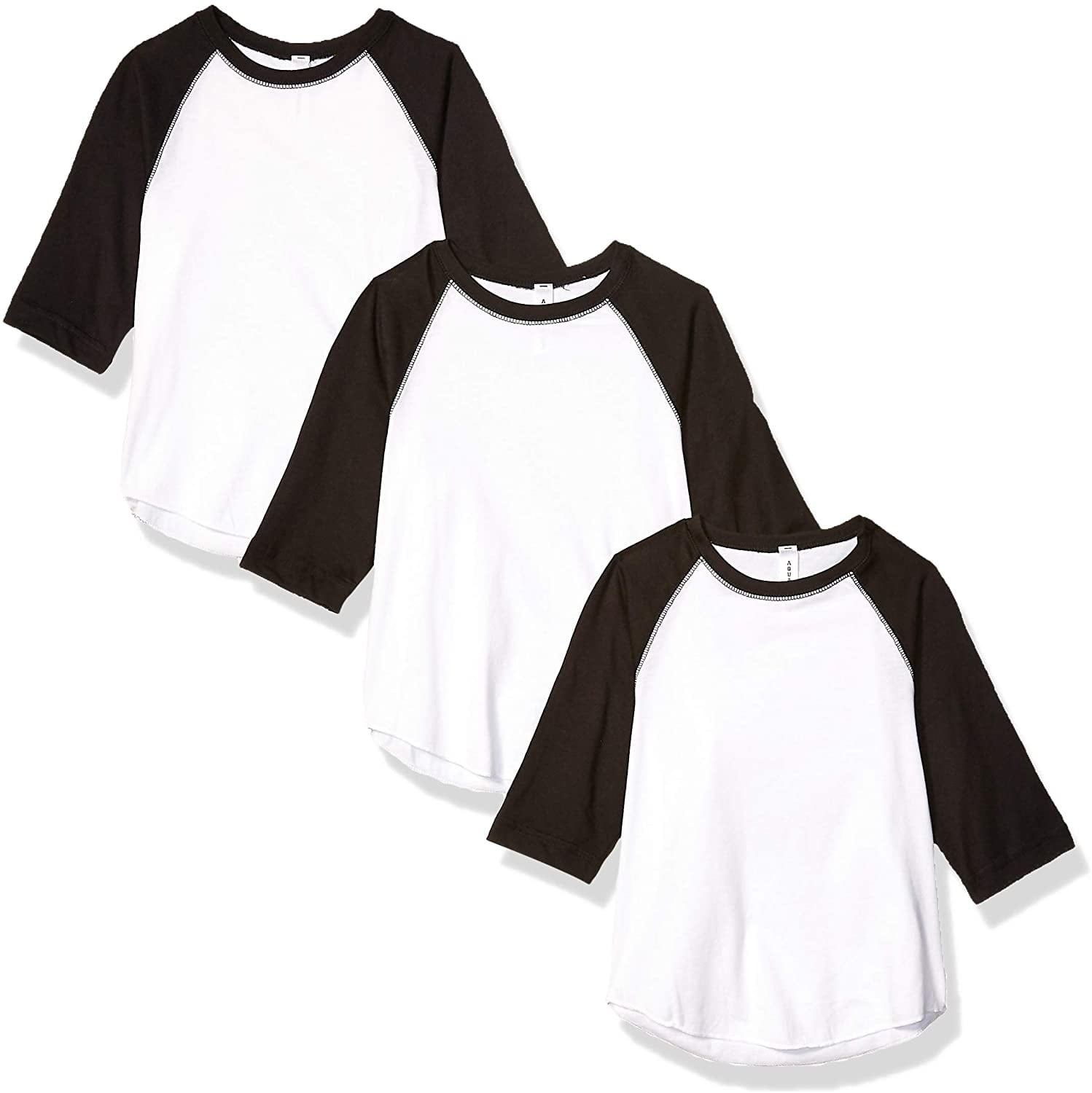 Aquaguard Girls' Vintage Baseball T-Shirt (3 Pack)