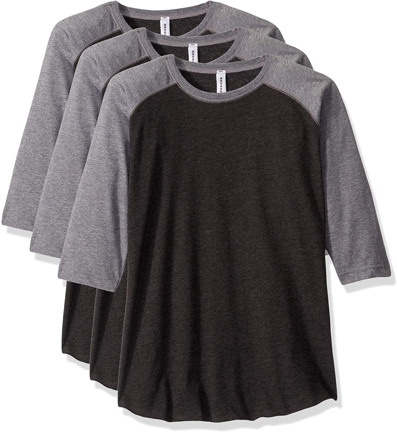 Aquaguard Girls' Vintage Baseball T-Shirt (3 Pack)