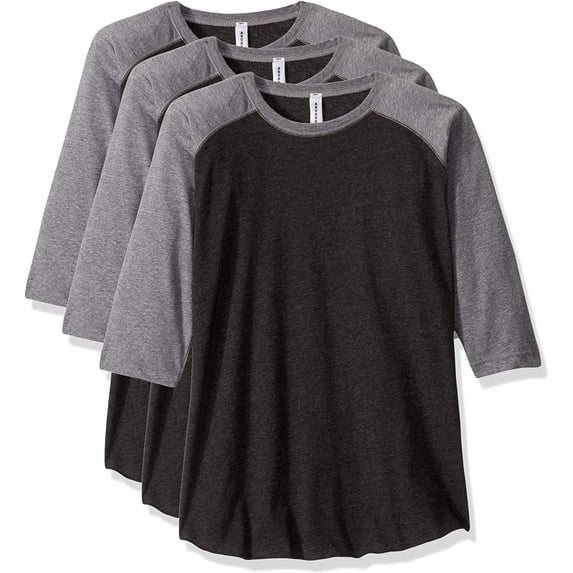 Aquaguard Girls' Vintage Baseball T-Shirt (3 Pack)