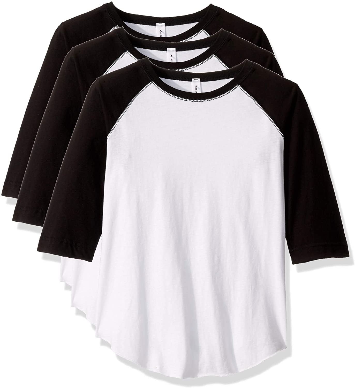 Aquaguard Girls' Vintage Baseball T-Shirt (3 Pack)