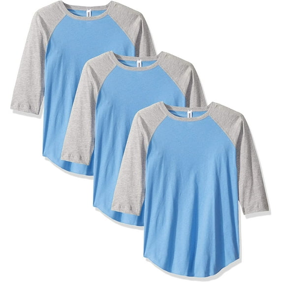 Aquaguard Girls' Vintage Baseball T-Shirt (3 Pack)