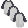 thumbnail image 1 of Aquaguard Girls' Vintage Baseball T-Shirt (3 Pack), 1 of 1