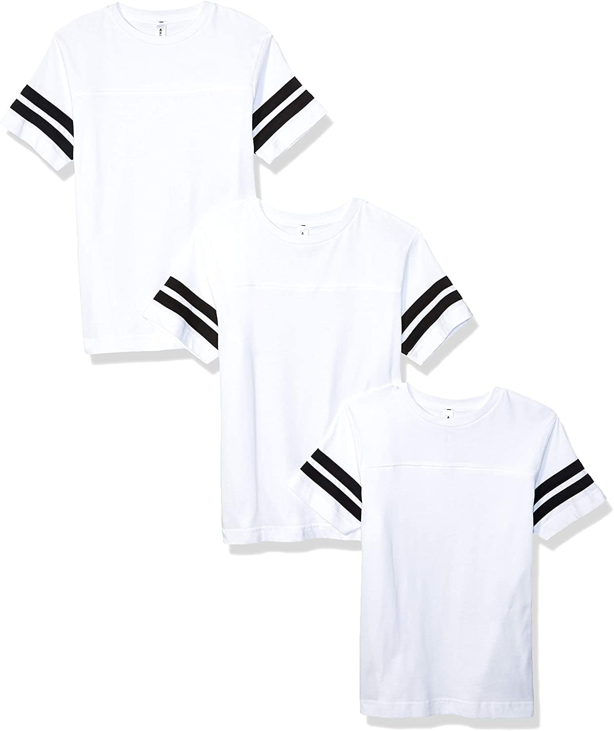 Aquaguard Girls' Youth Fine Jersey Football Tee (3 Pack)