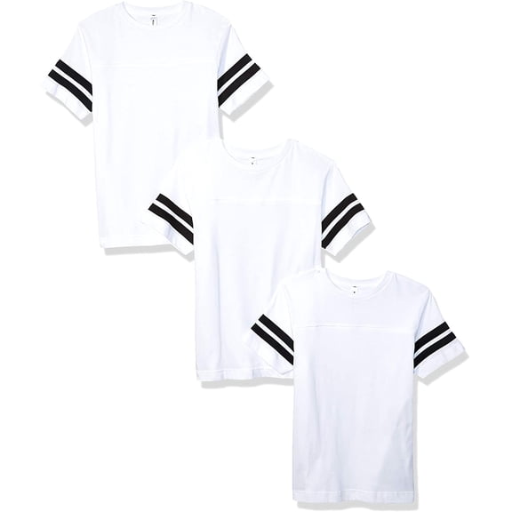 Aquaguard Girls' Youth Fine Jersey Football Tee (3 Pack)