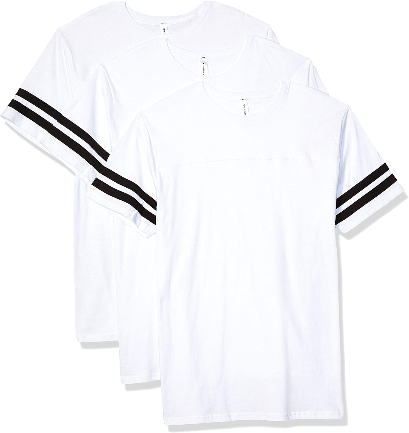 Aquaguard Men's Fine Jersey Football Tee - 3 Pack