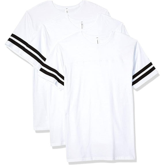 Aquaguard Men's Fine Jersey Football Tee - 3 Pack