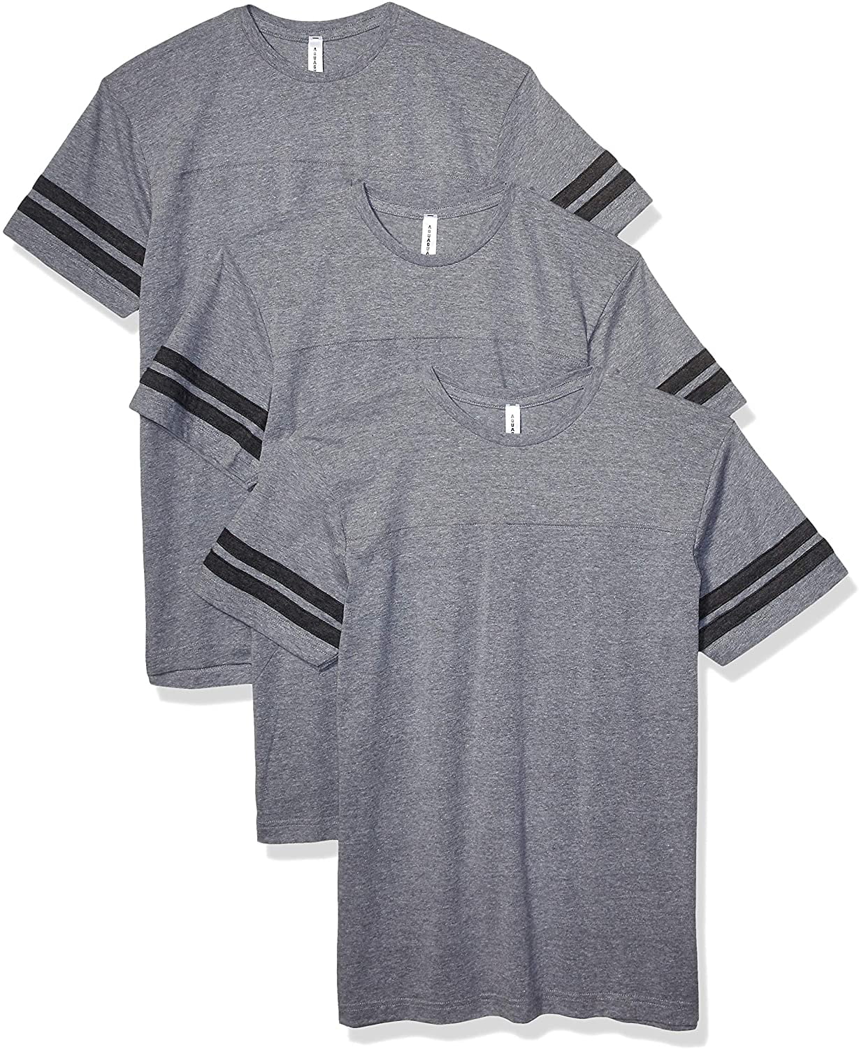 Aquaguard Men's Fine Jersey Football Tee - 3 Pack