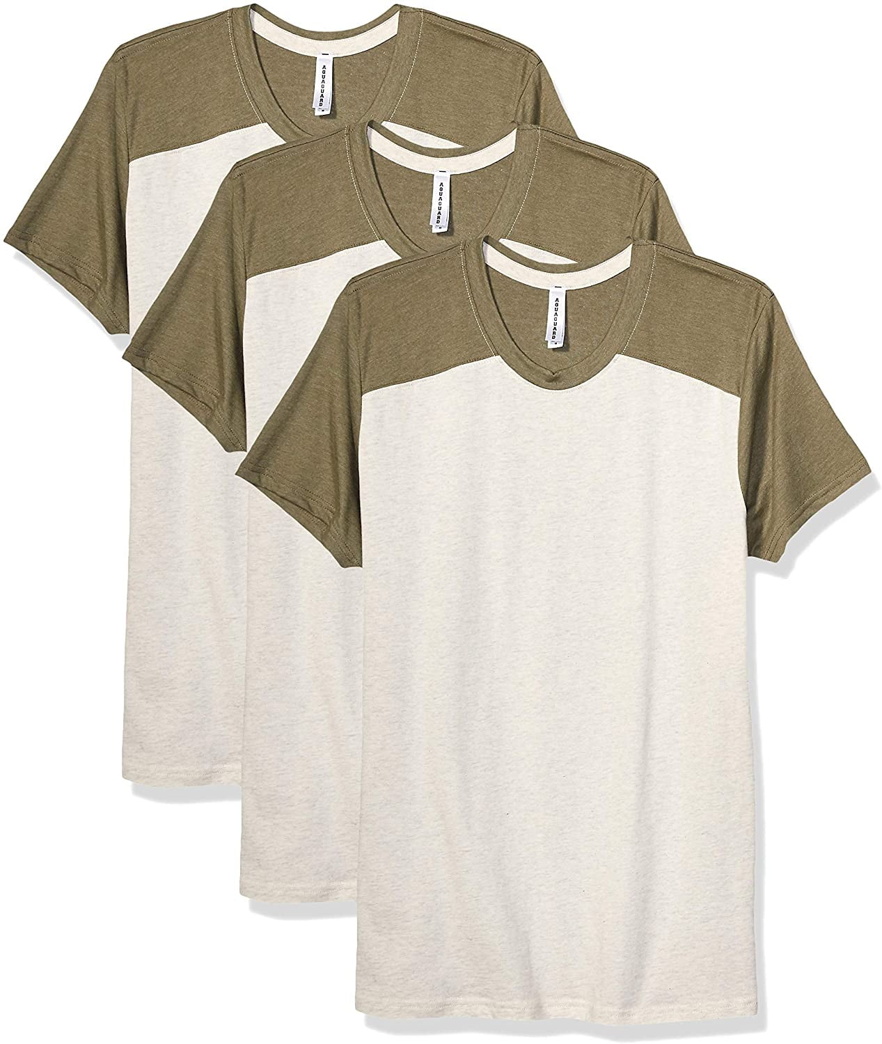 Aquaguard Men's Forward Shoulder Fine Jersey T-Shirt (3 Pack)