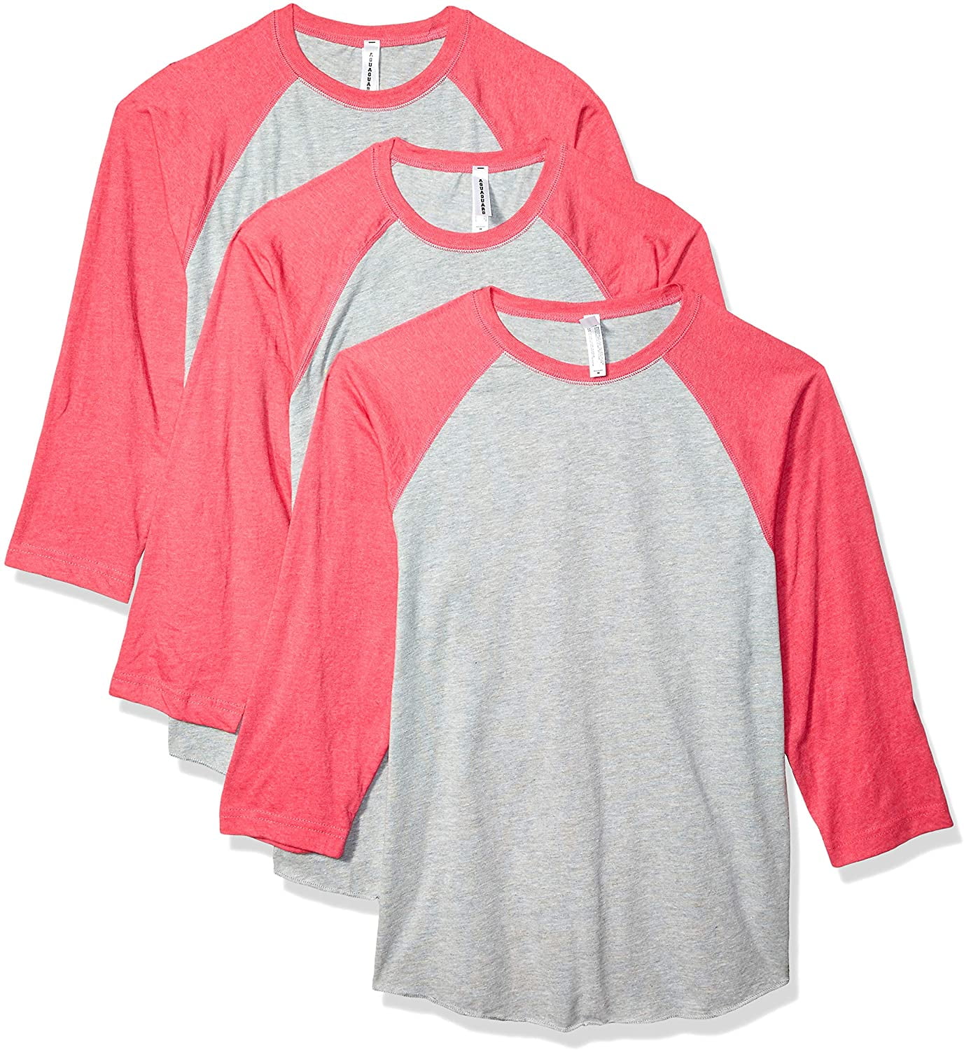 Aquaguard Men's Vintage Baseball T-Shirt (3 Pack)