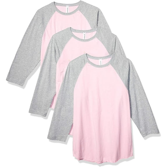 Aquaguard Men's Vintage Baseball T-Shirt (3 Pack)