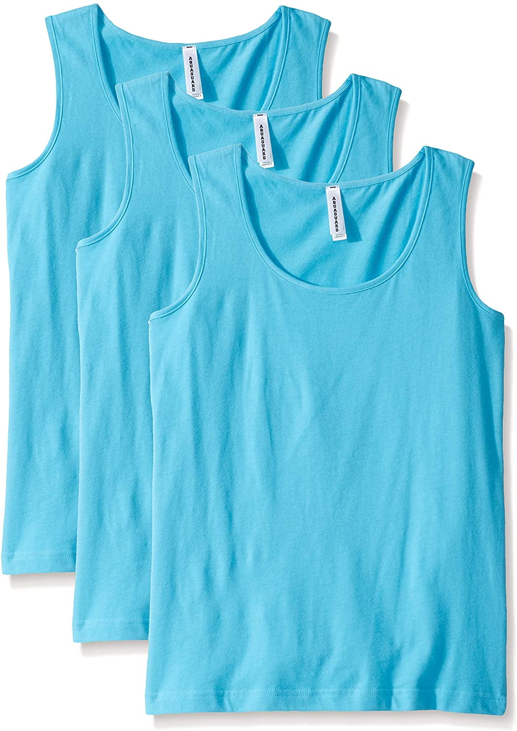 Aquaguard Women's Combed Ringspun Jersey Tank (3 Pack)