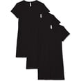 thumbnail image 1 of Aquaguard Women's Fine Jersey Crossover V-neck Coverup Dress - 3 Pack, 1 of 1
