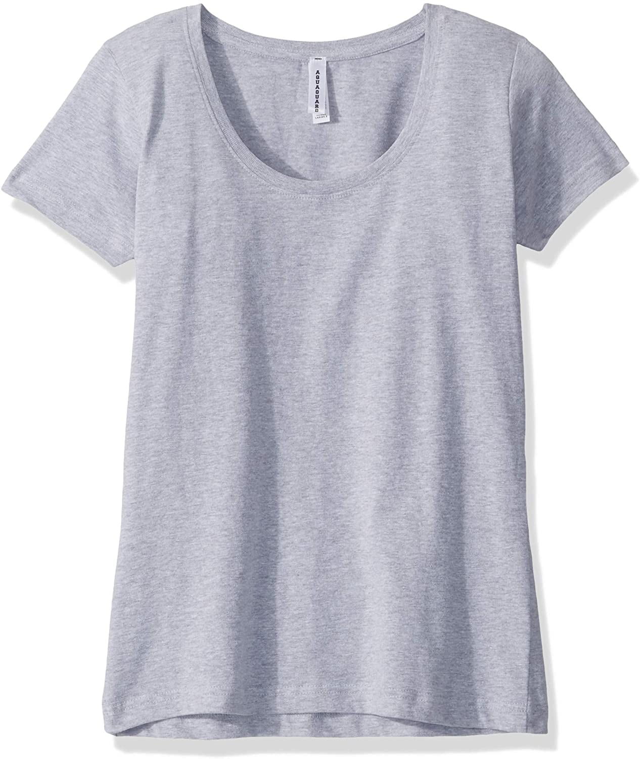 Aquaguard Women's Fine Jersey Deep Scoop Neck Longer Length T-Shirt (3 Pack)
