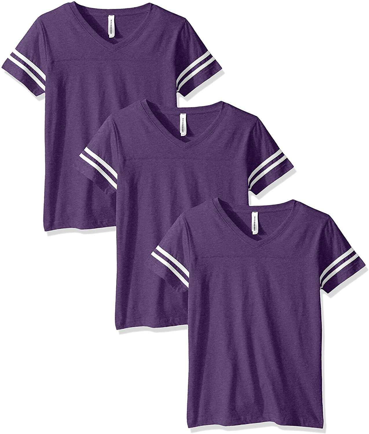Aquaguard Women's Fine Jersey Football Tee (3 Pack)