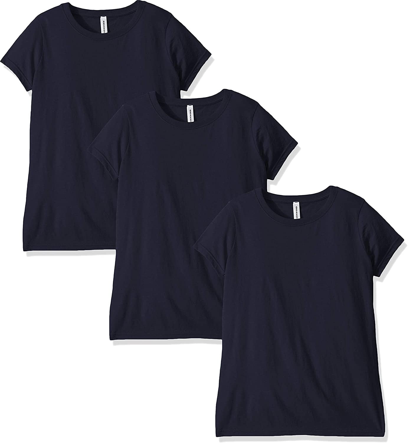 Aquaguard Women's Fine Jersey Longer Length T-Shirt (3 Pack)
