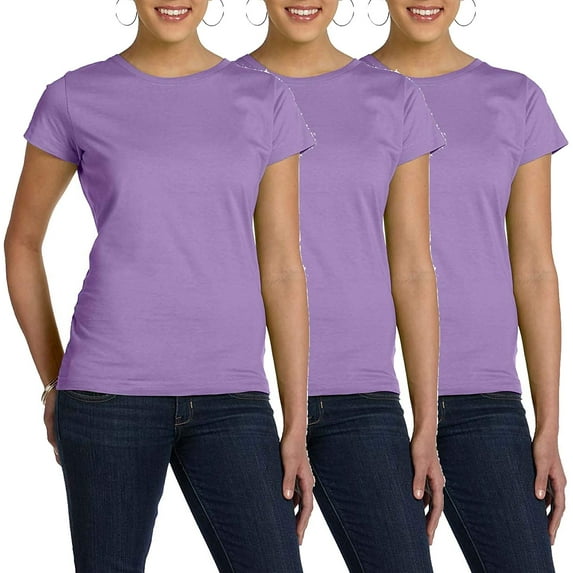 Aquaguard Women's Fine Jersey Longer Length T-Shirt (3 Pack)