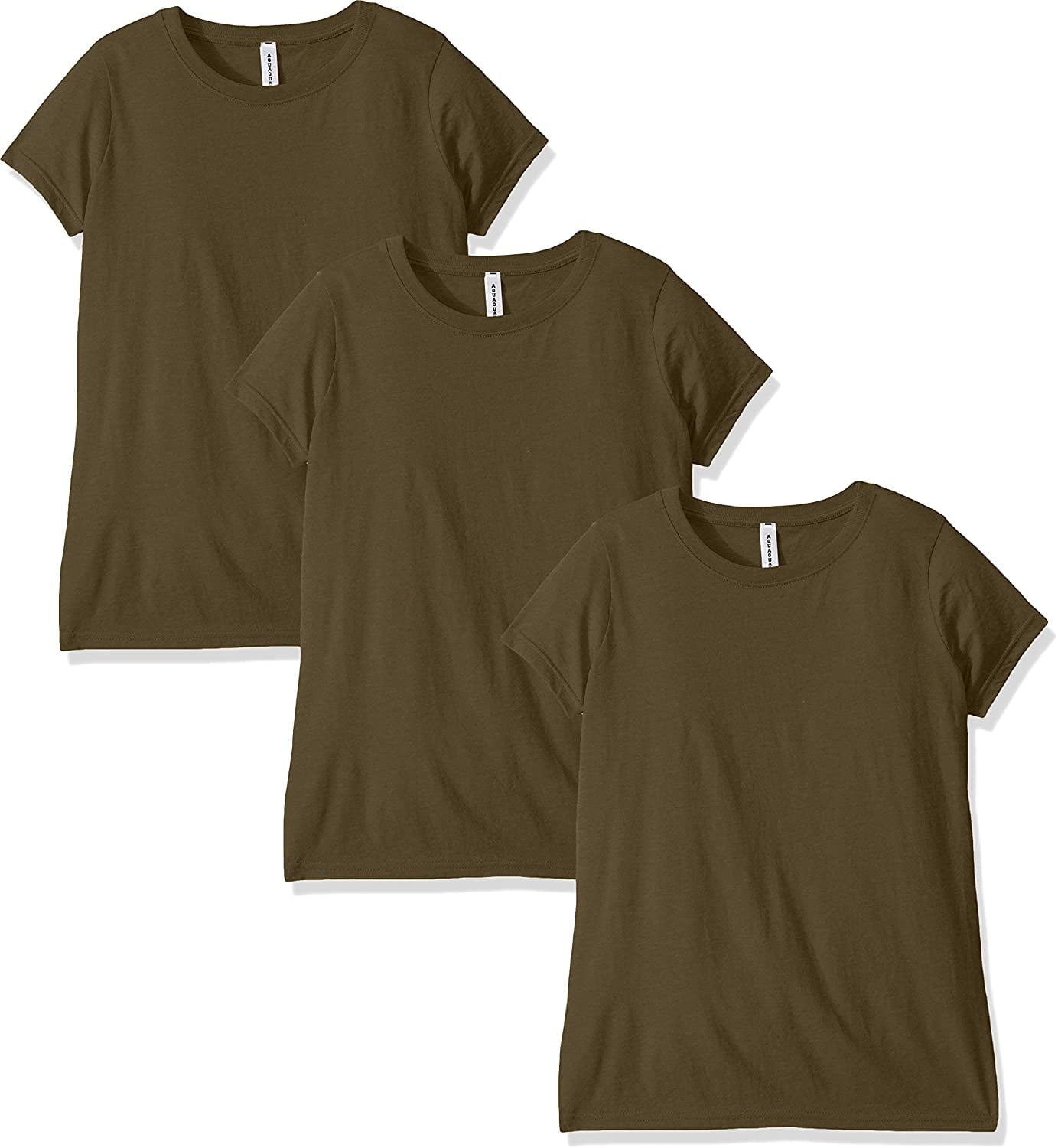 Aquaguard Women's Fine Jersey Longer Length T-Shirt (3 Pack)