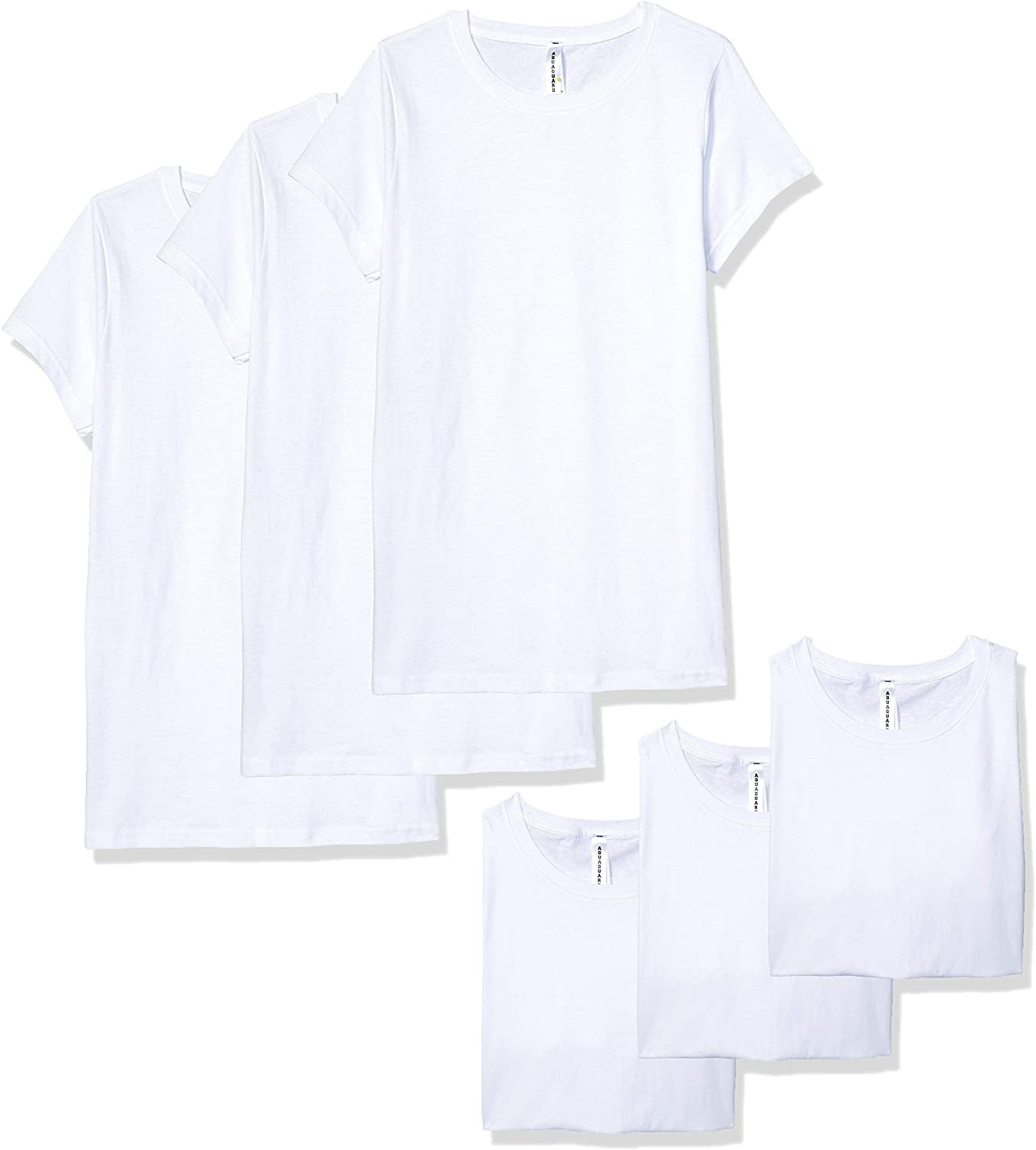 Aquaguard Women's Fine Jersey Longer Length T-Shirt (3 Pack)