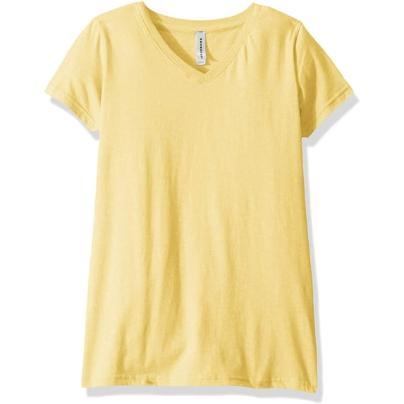 Aquaguard Women's Fine Jersey V-Neck Longer Length Short Sleeve T-Shirt (3 Pack)