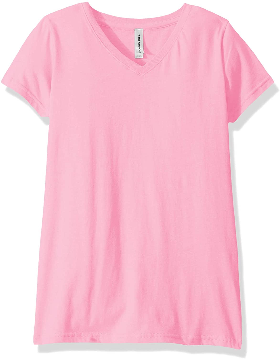 Aquaguard Women's Fine Jersey V-Neck Longer Length Short Sleeve T-Shirt (3 Pack)