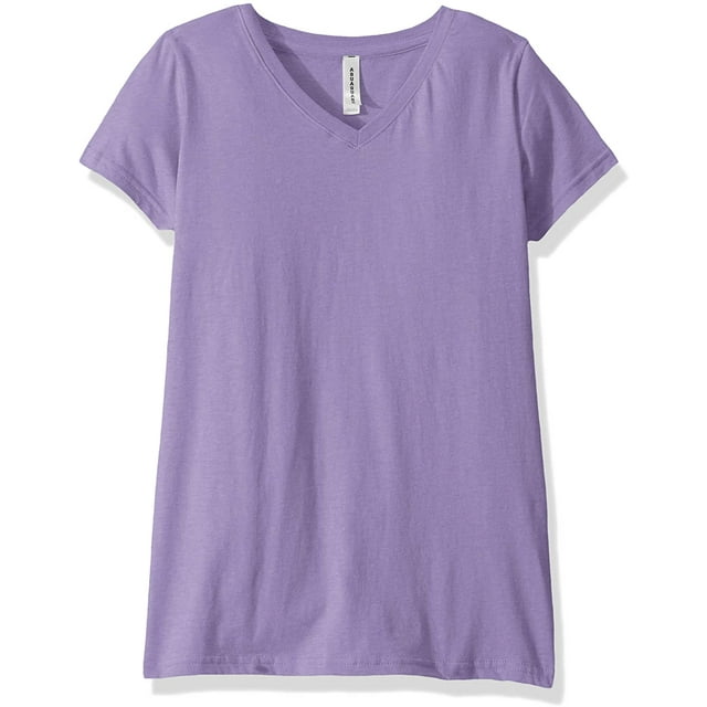 Aquaguard Women's Fine Jersey V-Neck Longer Length Short Sleeve T-Shirt ...