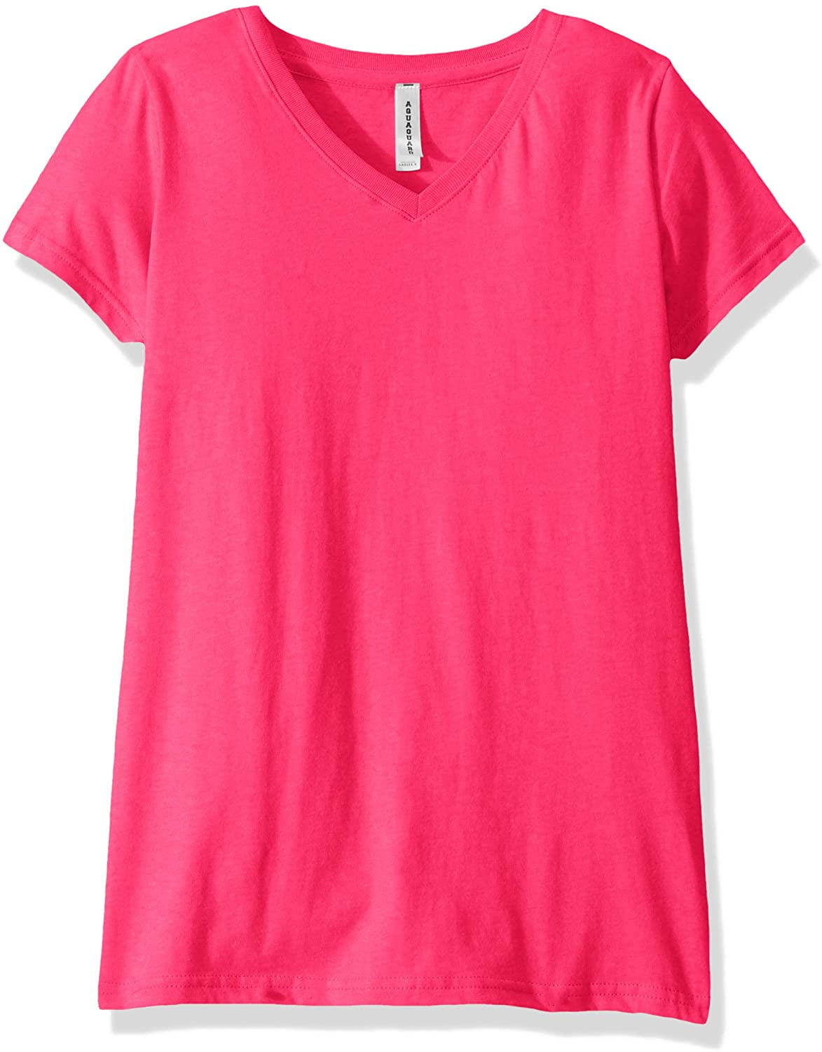 Aquaguard Women's Fine Jersey V-Neck Longer Length T-Shirt (3 Pack)