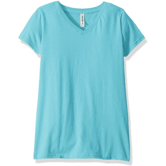 Aquaguard Women's Fine Jersey V-Neck Longer Length T-Shirt (3 Pack)