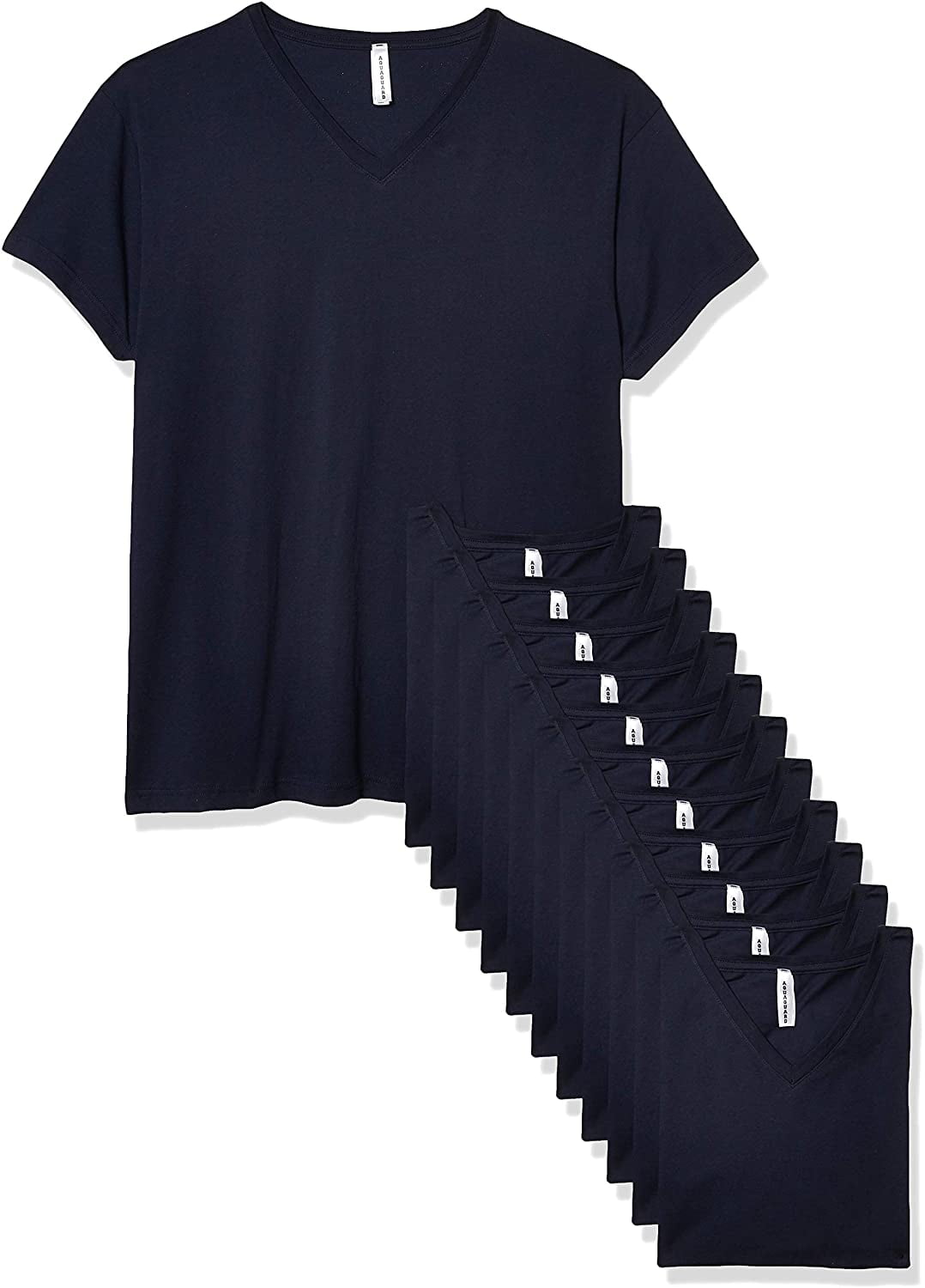 Aquaguard Women's Fine Jersey V-Neck Longer Length T-Shirt (3 Pack)