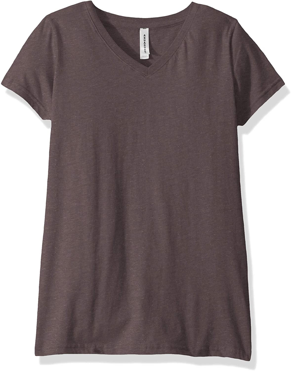 Aquaguard Women's Fine Jersey V-Neck Longer Length T-Shirt (3 Pack)