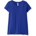 thumbnail image 1 of Aquaguard Women's Fine Jersey V-Neck Longer Length T-Shirt (3 Pack), 1 of 7