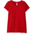thumbnail image 1 of Aquaguard Women's Fine Jersey V-Neck Longer Length T-Shirt (3 Pack), 1 of 7