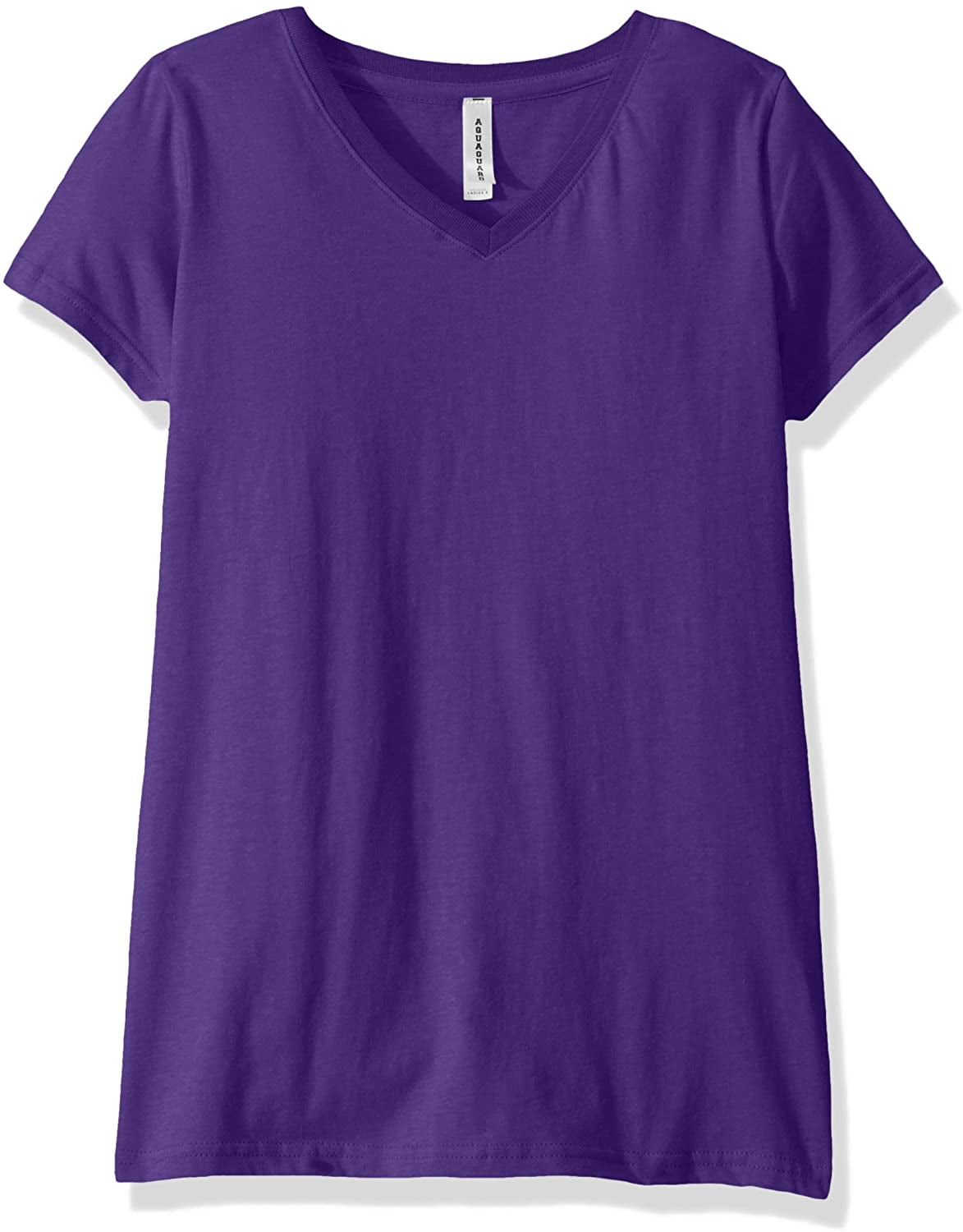 Aquaguard Women's Fine Jersey V-Neck Longer Length T-Shirt (3 Pack)