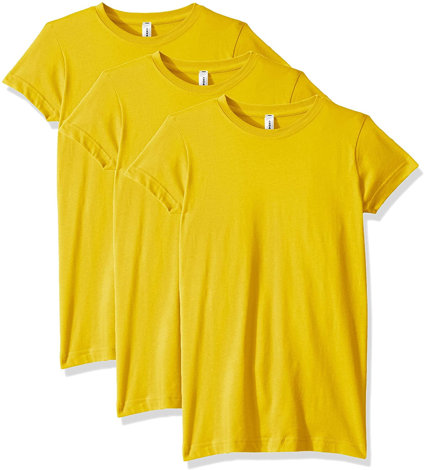 Aquaguard Women's Longer Length T-shirt Slimfit Shortsleeve-3 Pack
