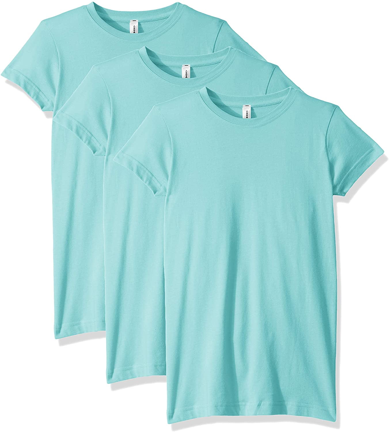 Aquaguard Women's Longer Length T-shirt Slimfit Shortsleeve-3 Pack